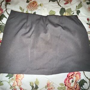 Abercrombie & Fitch Charcoal Gray Stretch Mini Skirt